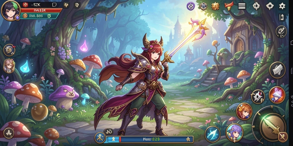 Tampilan gameplay 5ZK yang penuh warna dan menarik.