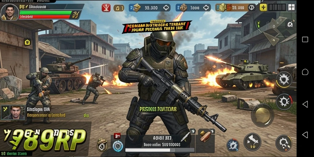 Tampilan gameplay strategi yang mendebarkan dan interaktif di 789RP.