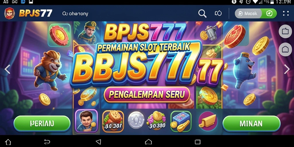 Screenshot gameplay menarik dari BPJS777 menampilkan beragam permainan Slot.