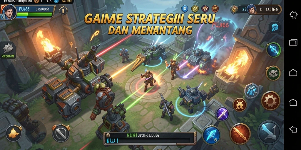 Tampilan gameplay FUJI66 yang intens dan strategis.