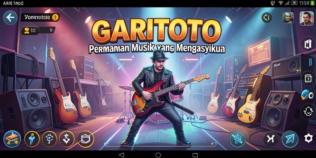 Screenshot gameplay GARITOTO yang penuh warna dan menarik.