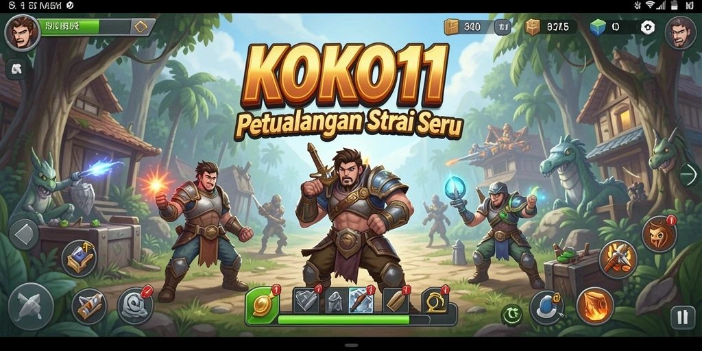 Tampilan menarik dari permainan SLG KOKO11 yang melibatkan strategi dan aksi.