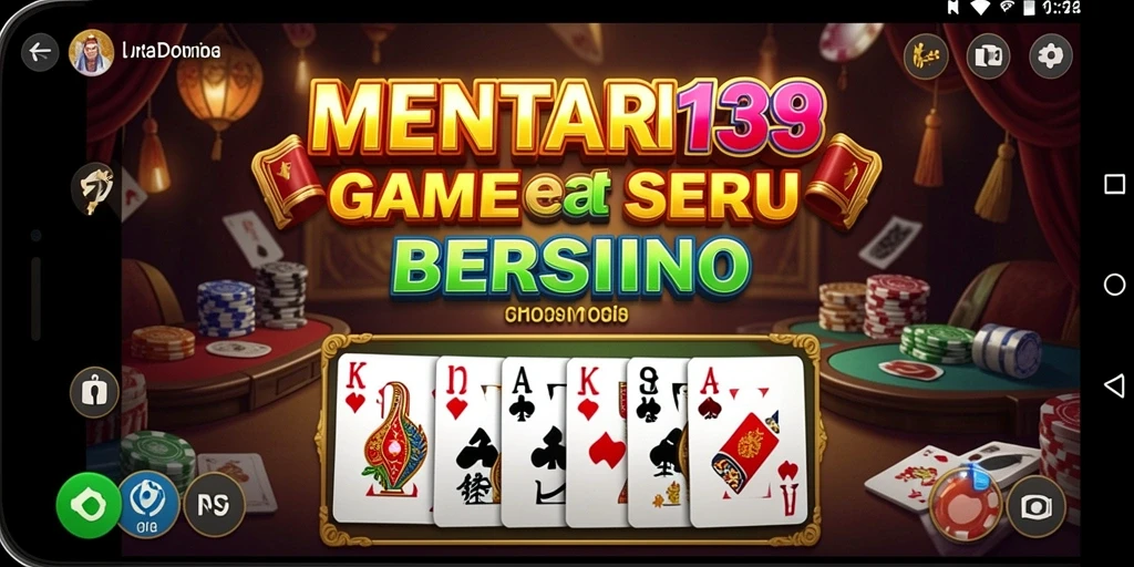 Tampilan gameplay seru MENTARI138 yang menghadirkan permainan Domino.