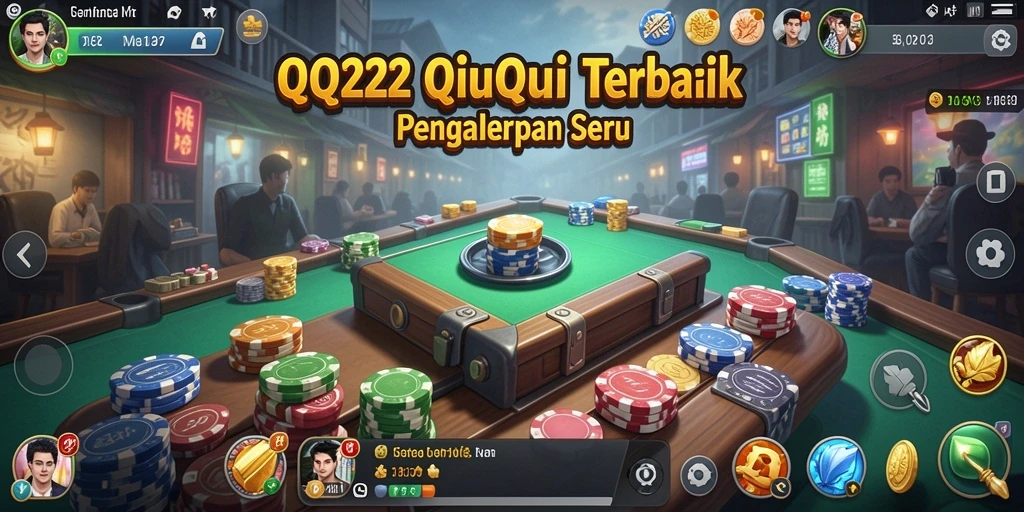 Screenshot gameplay QiuQiu yang seru dan kompetitif.