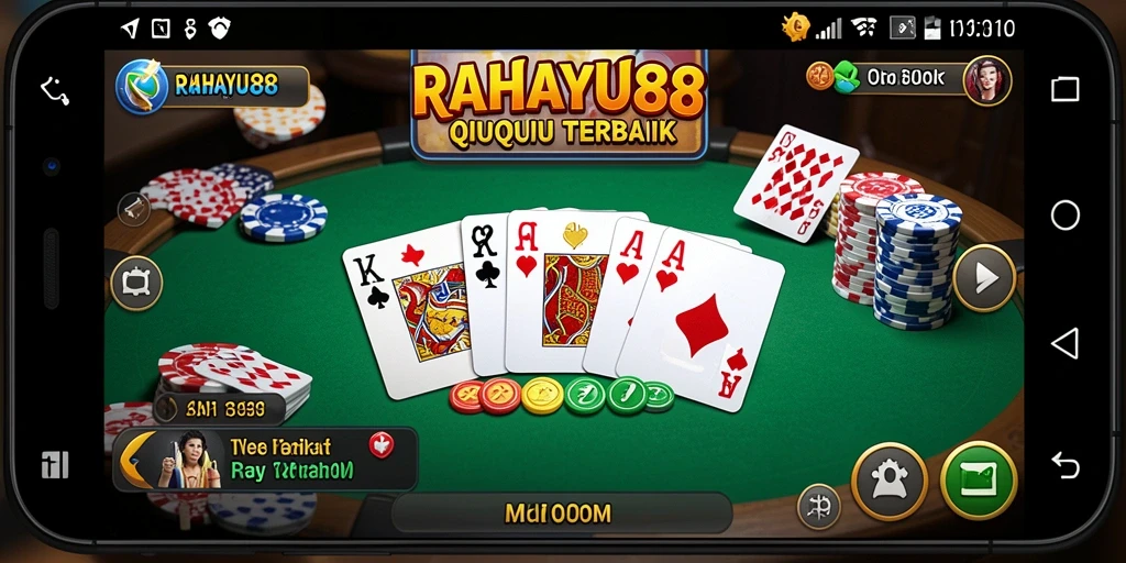 Tampilan gameplay QiuQiu yang seru dan menarik.