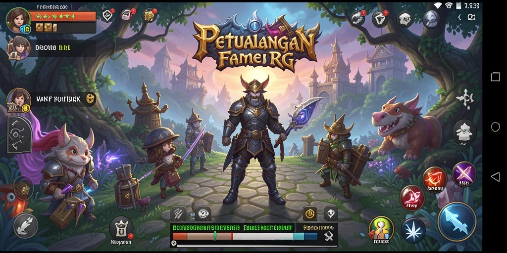 Tangkapan layar dari RDI88 menunjukkan aksi pertempuran seru dalam game RPG.