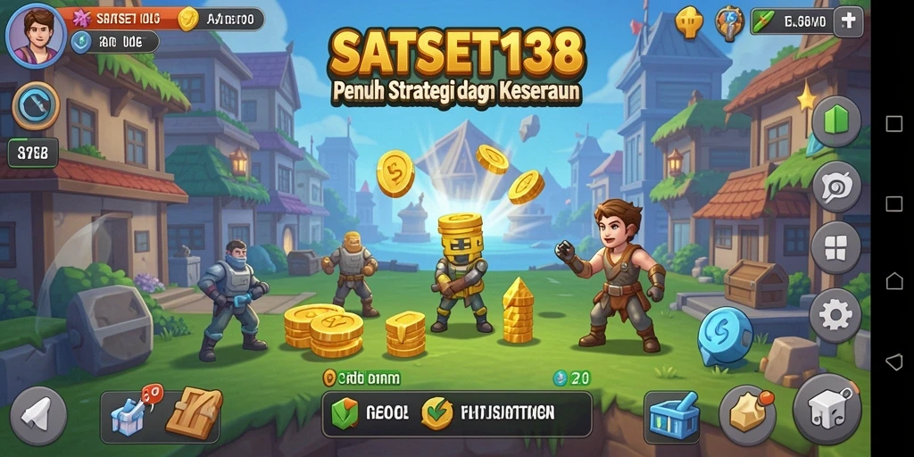 Tampilan screenshot SATSET138 menunjukkan gameplay yang seru dan interaktif.