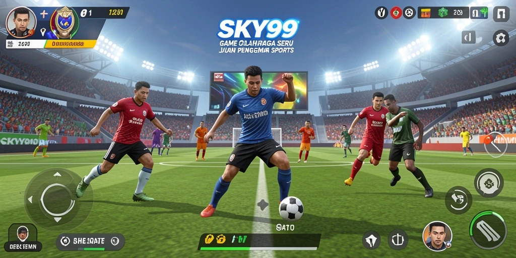 Tampilan gameplay SKY99 yang seru dan penuh aksi olahraga.